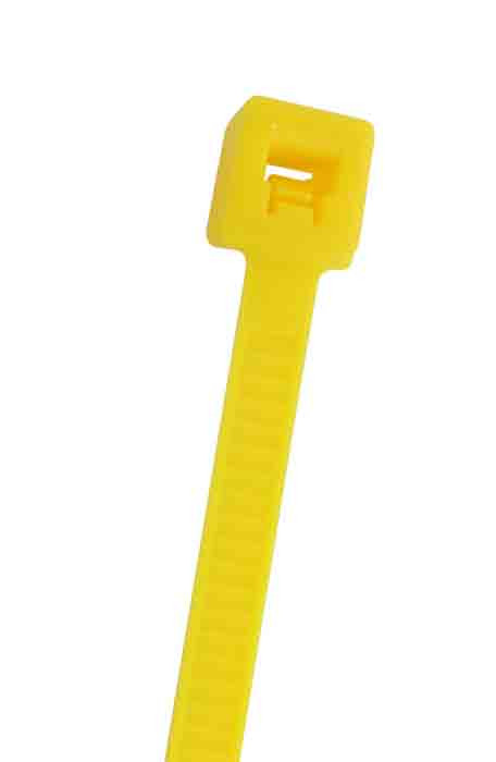 NTE Cable Ties 5.84" 40# Yellow 100pk