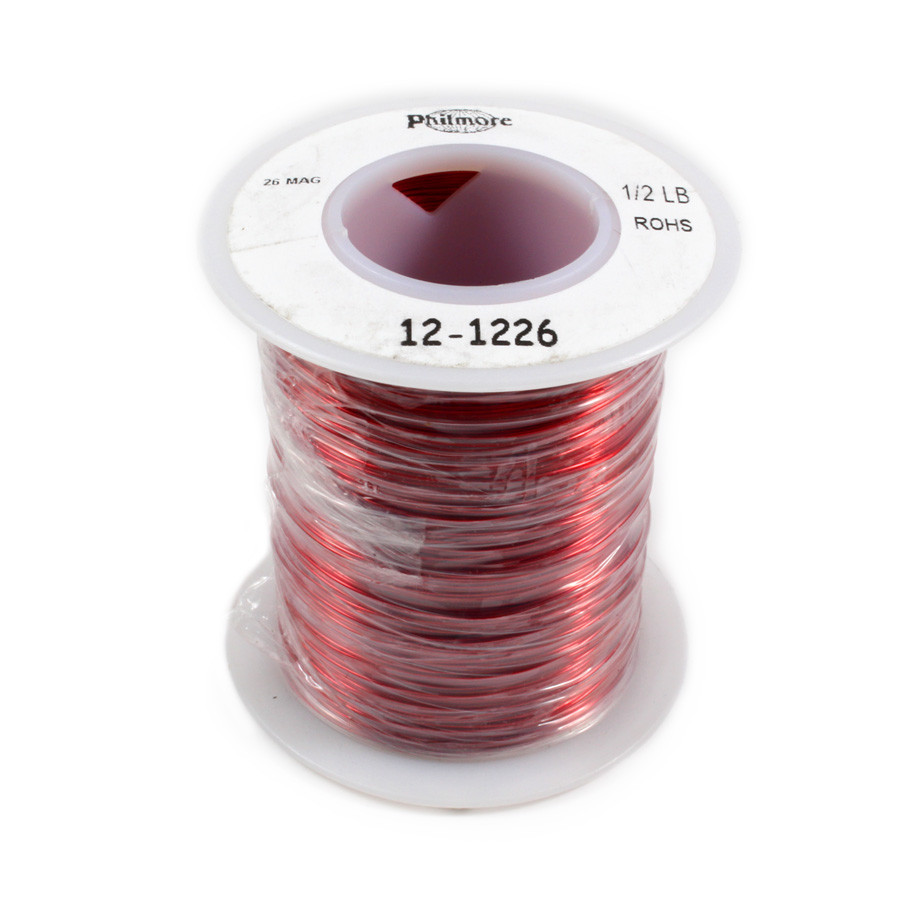 PHILMORE Magnet Wire 26g 1/2 Pound Spool 650ft