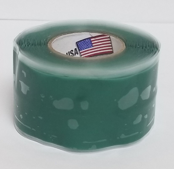 PHILMORE Silicone Tape Green 10ft