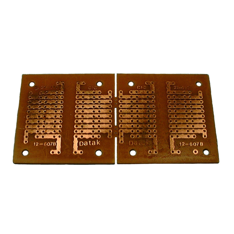 DATAK Solder Type Small IC Protoboard 1.8" wide x 3.6" long