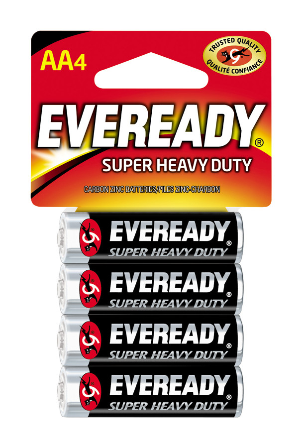 EVEREADY Super Heavy Duty AA Battery 4pk