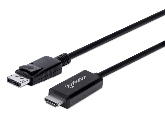 MANHATTAN Displayport to HDMI Cable 10ft 4K@ 60Hz