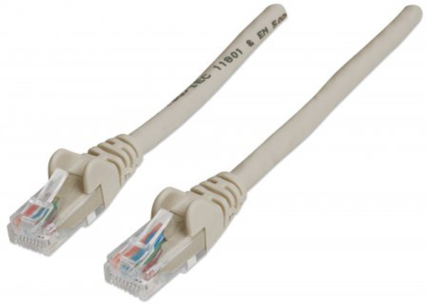 INTELLINET CAT6 Patch Cable 3ft Gray