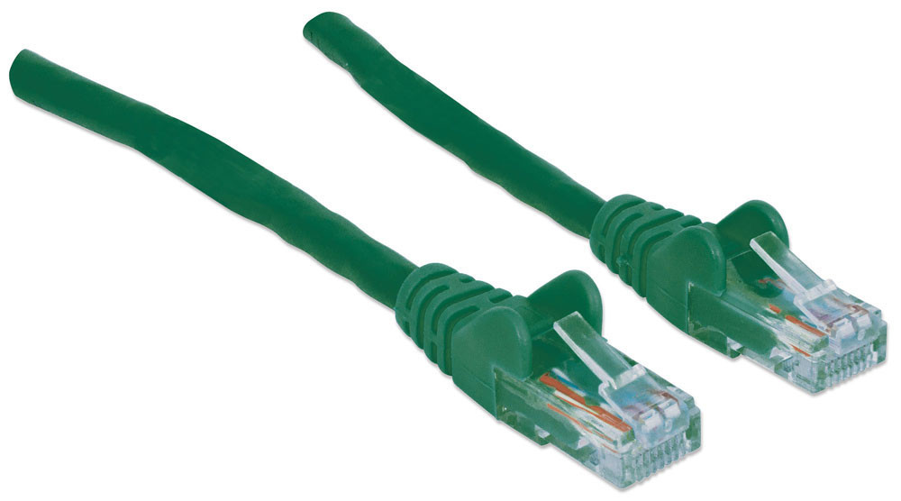 INTELLINET CAT6 Patch Cable 10ft Green