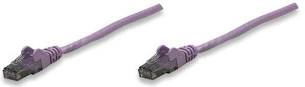 INTELLINET CAT6 Patch Cable 1ft Purple