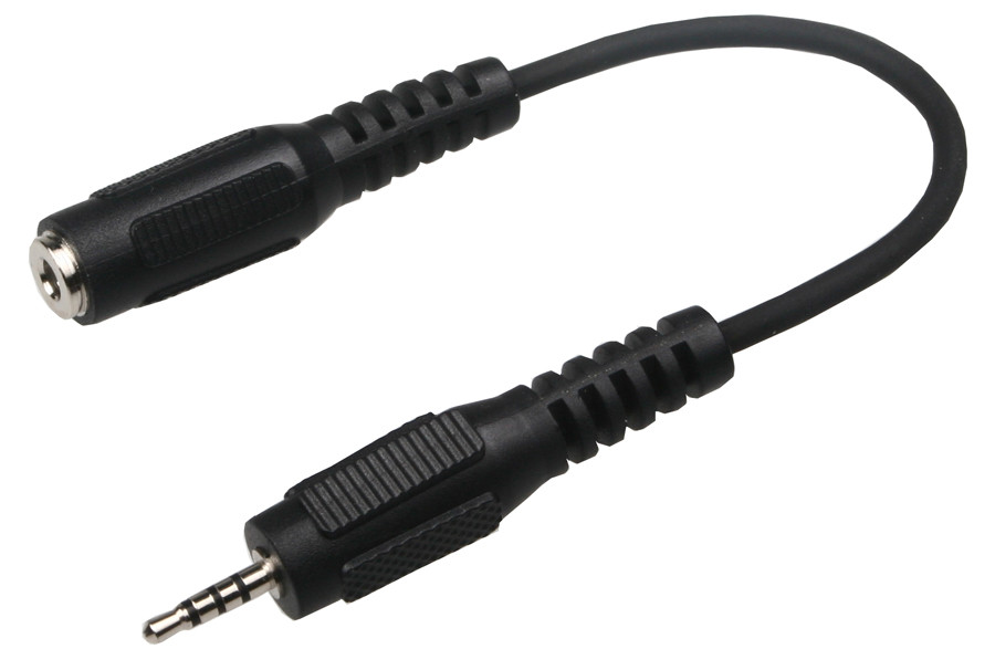 PHILMORE 2.5mm 4C Male to 3.5mm 4C Female 6 inch cable