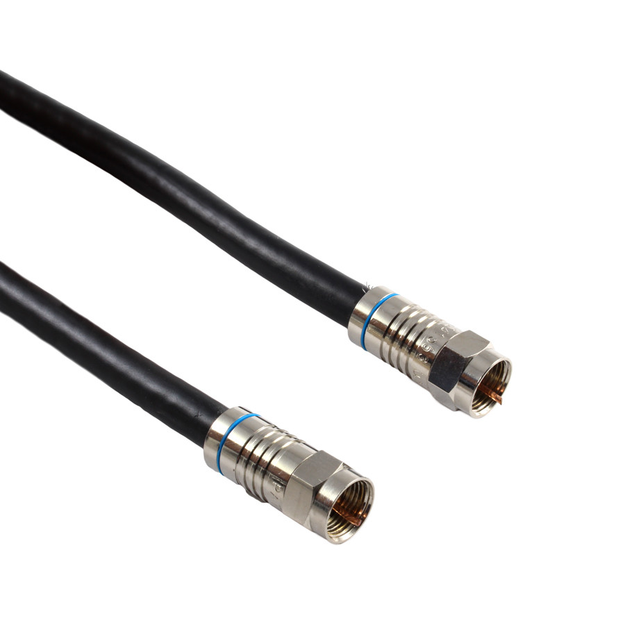 PHILMORE RG6Q Cable with F Connectors 6ft