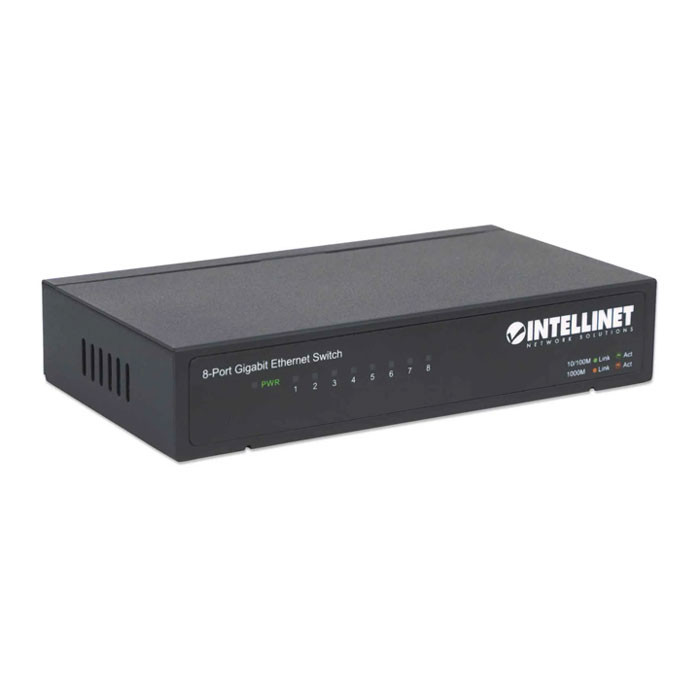 INTELLINET 8-Port Gigabit Ethernet Easy Smart Switch