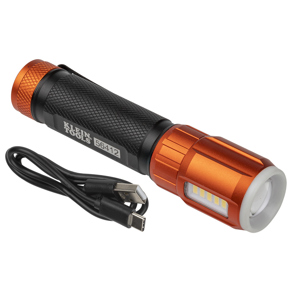 KLEIN Rechargeable LED Flashlight with Worklight