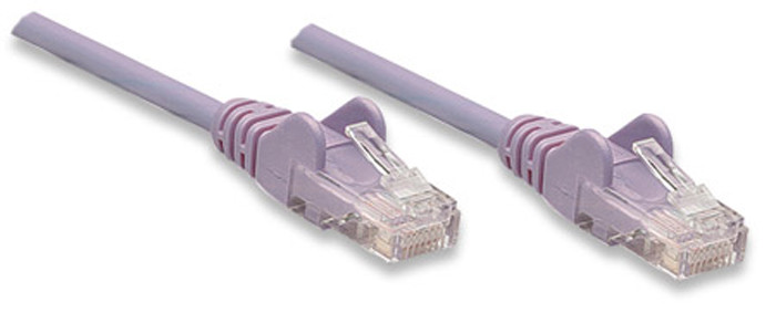 INTELLINET CAT6 Patch Cable 2ft Purple