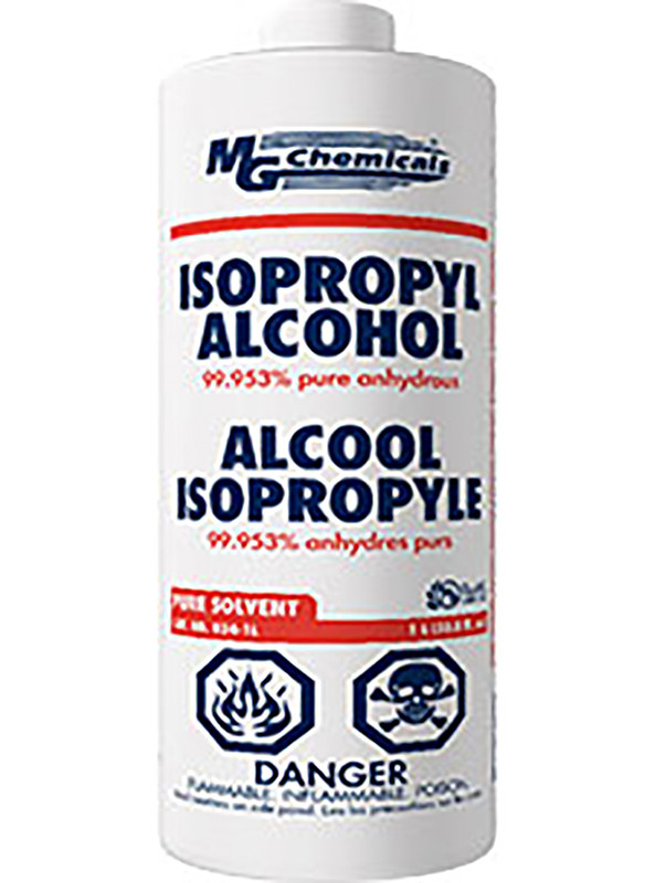 MG Chemicals Alcool Isopropylique Nettoyant pour Électronique Liquide,  bouteille de 945 mL & Pâte de flux sans nettoyage, Seringue de 10 mL