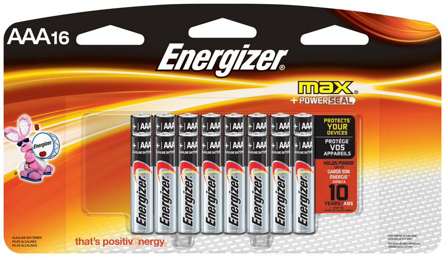 ENERGIZER Alkaline Max AAA Battery 16pk
