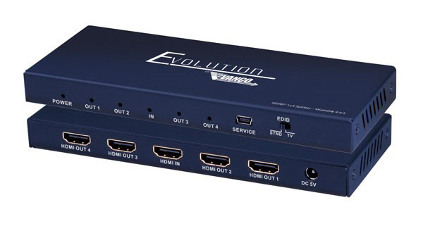 VANCO HDMI Evolution 1x4 Distribution Amplifier 2k4k