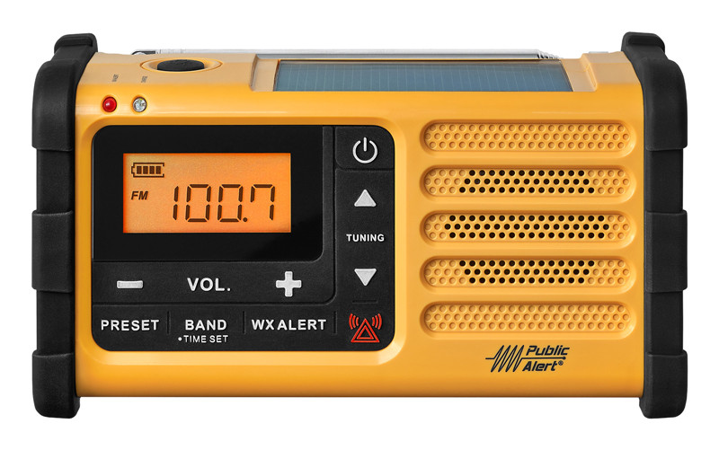 SANGEAN AM/FM Hand Crank Emergency Alert Radio