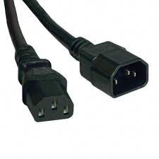 TRIPPLITE C14 Male to C13 Female Power Cable, C13 to C14 PDU Style - 10A, 100250V, 18 AWG, 10 ft