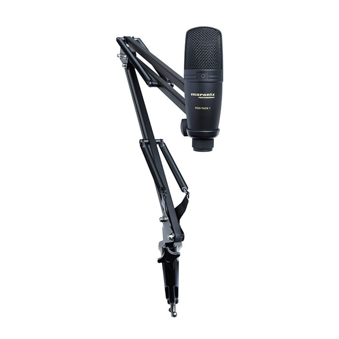 MARANTZ USB Microphone with Broadcast Stand and Cable
