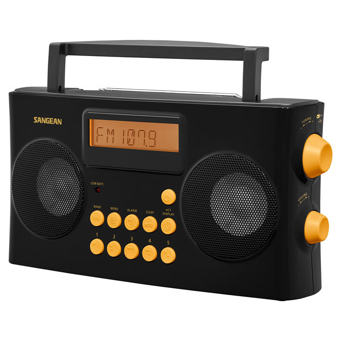 SANGEAN AM/FM-RDS Portable Radio Designed for Visually Impaired