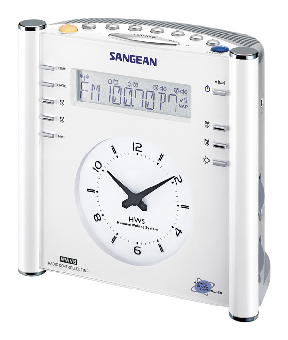 SANGEAN FM-RDS(RBDS)/AM/Aux-in Tuning Clock Radio with Radio Controlled Clock