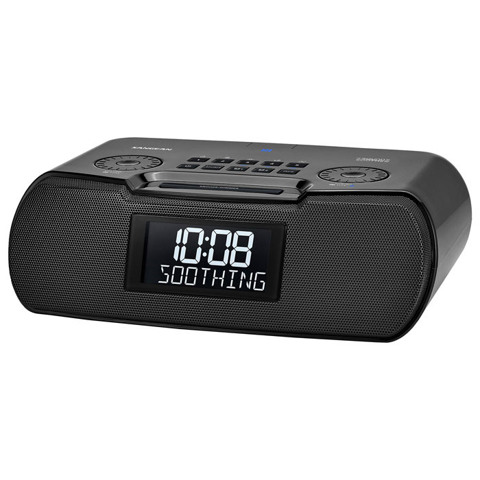 SANGEAN FM-RDS(RBDS)/AM/Bluetooth/Aux-in/USB Charging Digital Tuning Clock Radio & Sound Soother
