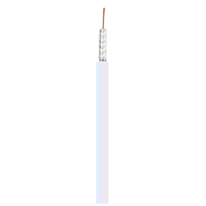 Commercial Electric 50 ft. RG-6 White Coaxial Cable