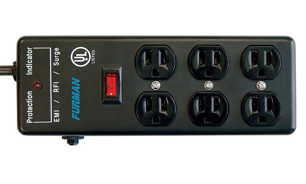 FURMAN Pro Surge Suppressor Strip 6 Outlet