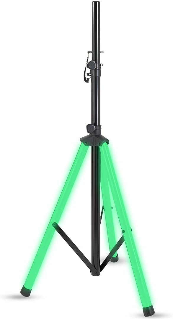 GEMINI LED Lighted Tripod Speaker Stand