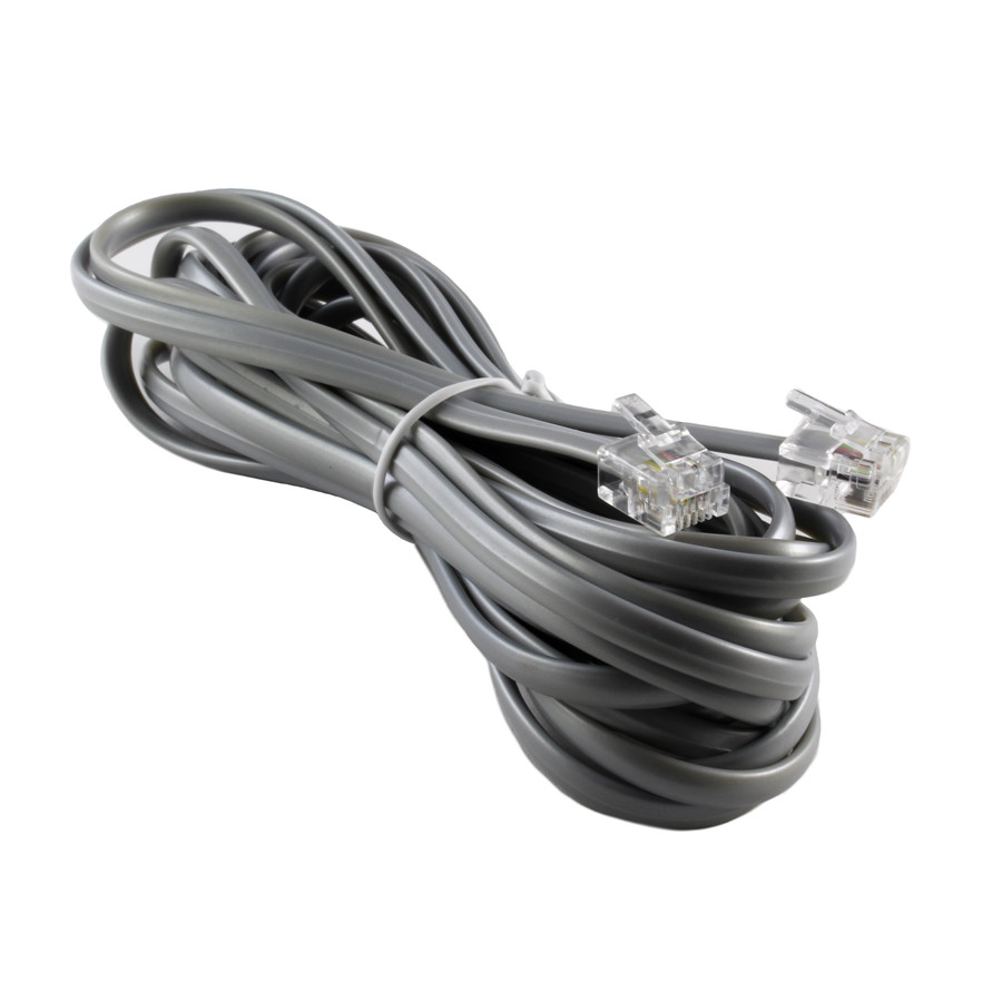 PHILMORE 25ft 4C Modular Telephone Line Cable