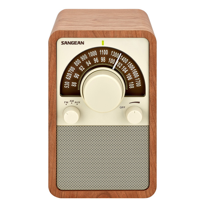 SANGEAN FM/AM Wooden Cabinet Receiver