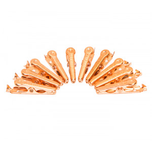 MUELLER Solid Copper Mini-Alligator Clip 10 pack