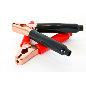 MUELLER Large Battery Clip with Insulators 2 pack