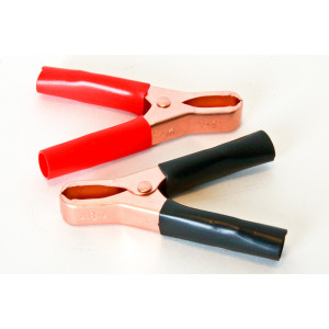 MUELLER Miniature Battery Clip with Insulators 2 pack