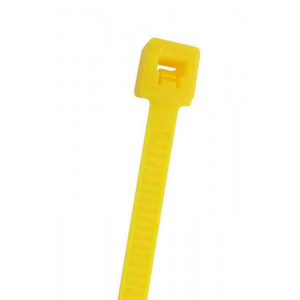 NTE Cable Ties 5.84" 40# Yellow 100pk