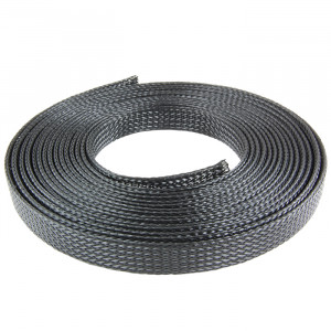 NTE Expandable Braided Sleeving 1" Black 50' No- Fray