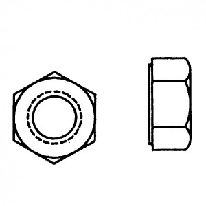 PHILMORE 2-56 Hex Nuts 40pk