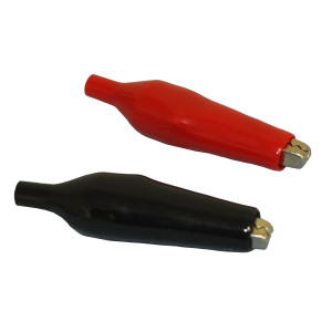 PHILMORE Alligator Clip with Plastic Boot 2-red 2-black