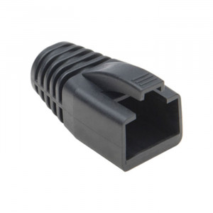 PLATINUM RJ45 Boot, 8.5 mm Max OD, Black - 100pc/Bag.