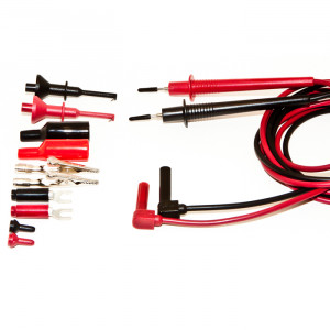 MUELLER Test Lead Set with Alligator Clip Adapters