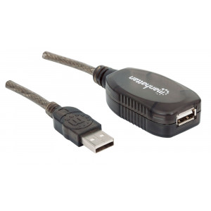 MANHATTAN Active Extension USB Cable 33ft Hi-Speed