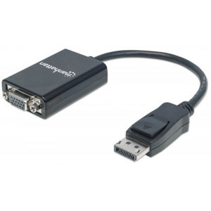 MANHATTAN DisplayPort Male to VGA Female Converter Cable 6"