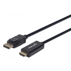 MANHATTAN Displayport to HDMI Cable 6ft 4K@ 60Hz