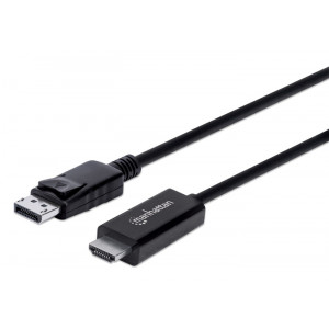 MANHATTAN Displayport to HDMI Cable 10ft 4K@ 60Hz