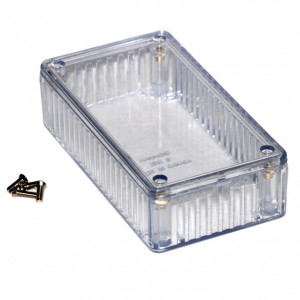 HAMMOND 4.4" x 2.4" x 1.1" Translucent Polycarbonate Enclosure Box