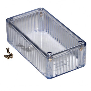 HAMMOND 4.7" x 2.6" x 1.4" Translucent Polycarbonate Enclosure Box