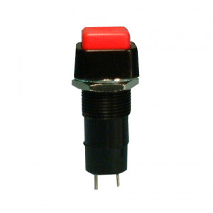 PHILMORE SPST Off-On Square Pushbutton Switch