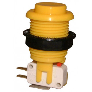 PHILMORE Large Yellow Momentary Pushbutton Switch