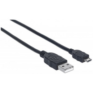 MANHATTAN Hi-Speed USB Micro to USB-A 10ft