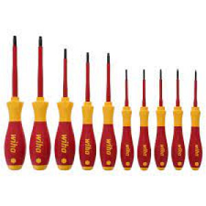 WIHA 10 Piece Insulated SoftFinish Torx Screwdriver Set T6 - T30