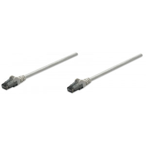 INTELLINET CAT6 Patch Cable 10ft Gray
