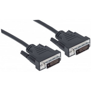MANHATTAN DVI-D Dual Link Male to Male Cable 3m