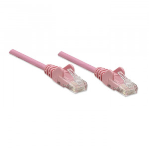 INTELLINET CAT6 Patch Cable 100ft Pink